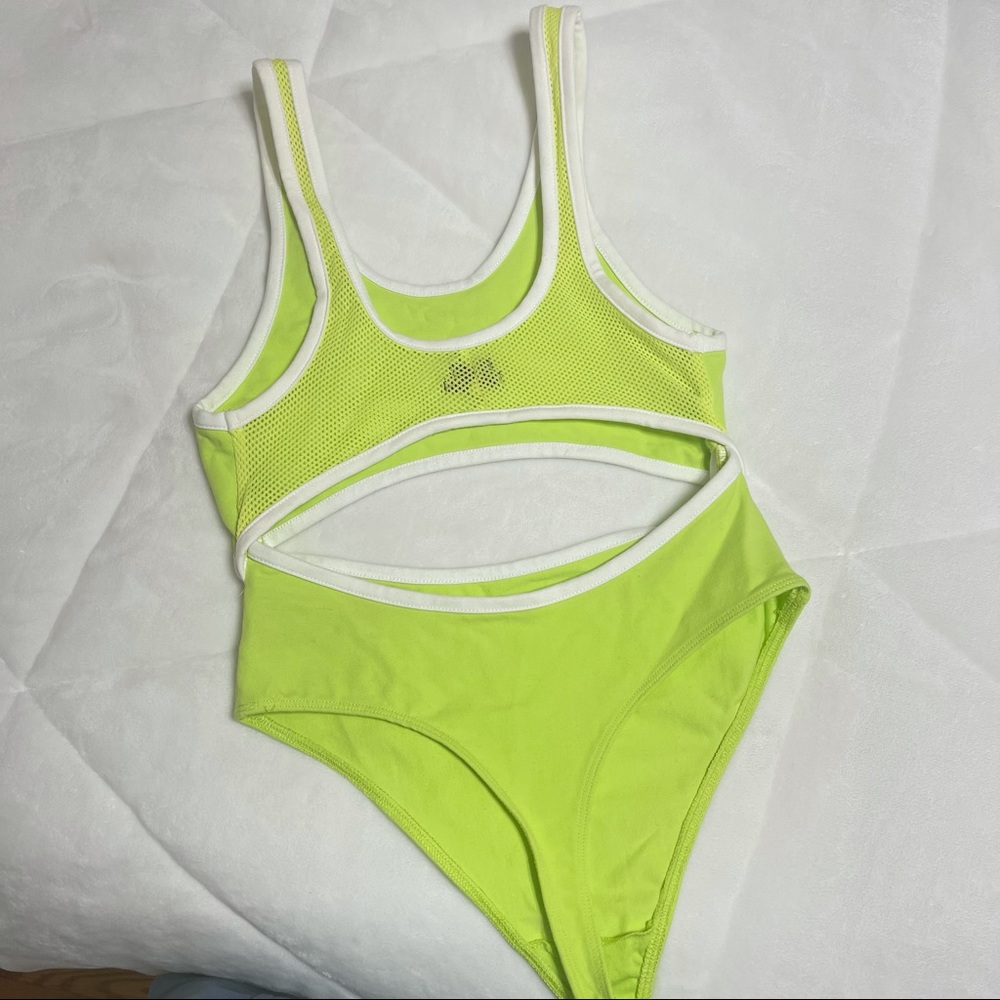 NWOT Urban Outfitters Neon Bodysuit - Picture 3 of 6